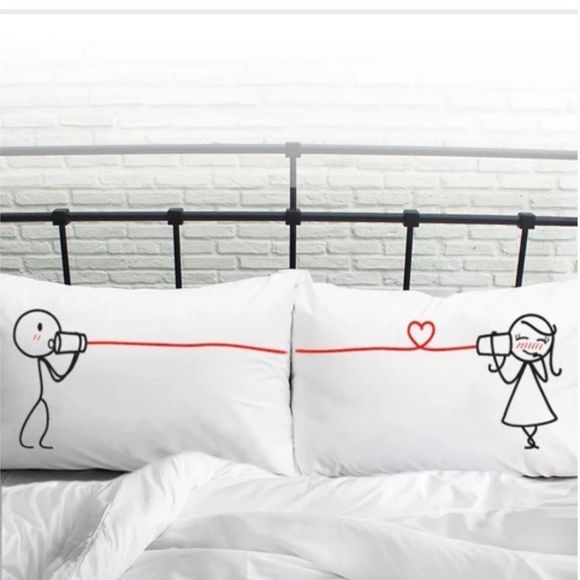 SAY I LOVE YOU COUPLE PILLOWCASE SET - Picture 2 of 3